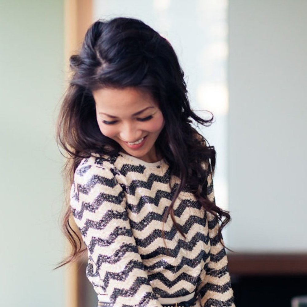 Zigzag Sequin Tee